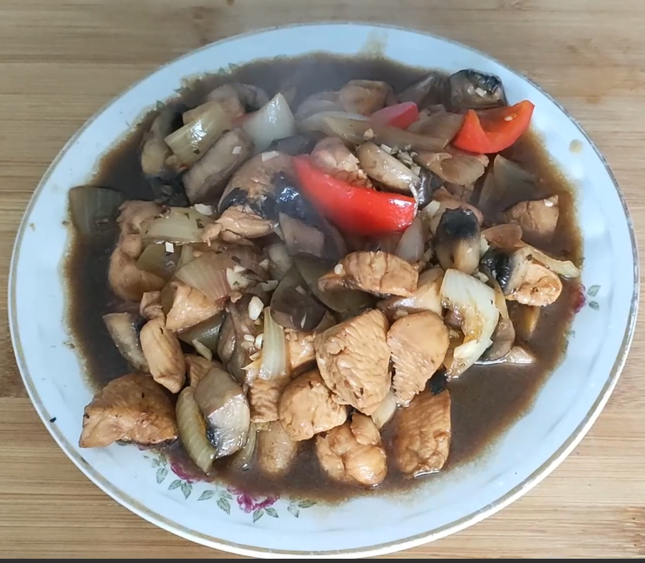 Chinese Style Chicken and Mushroom