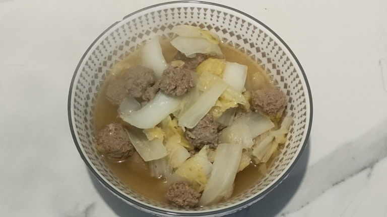 How to Make Minced Beef Ball Soup