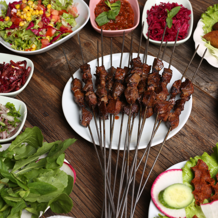 How to Make Prawn and Pork Shish Kebab