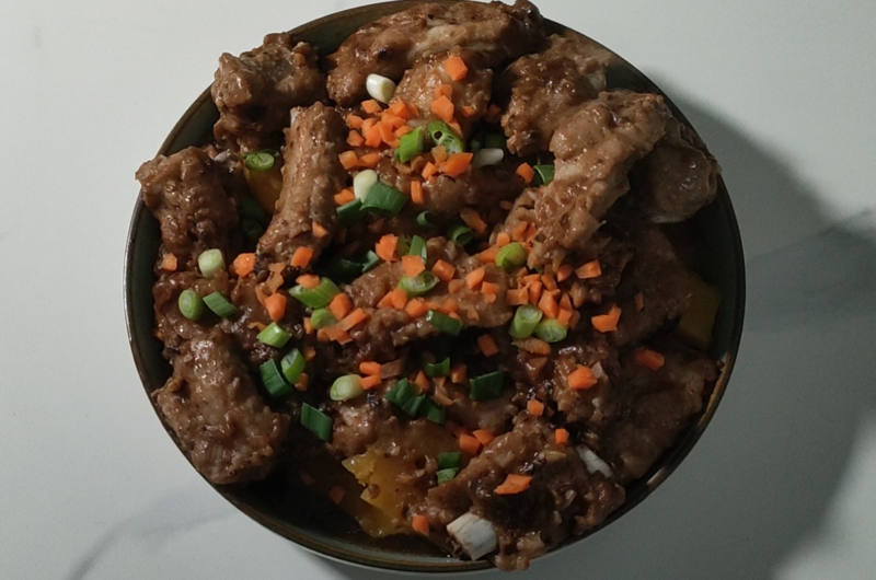 How to Make Ribs with Black Bean Sauce and Squash