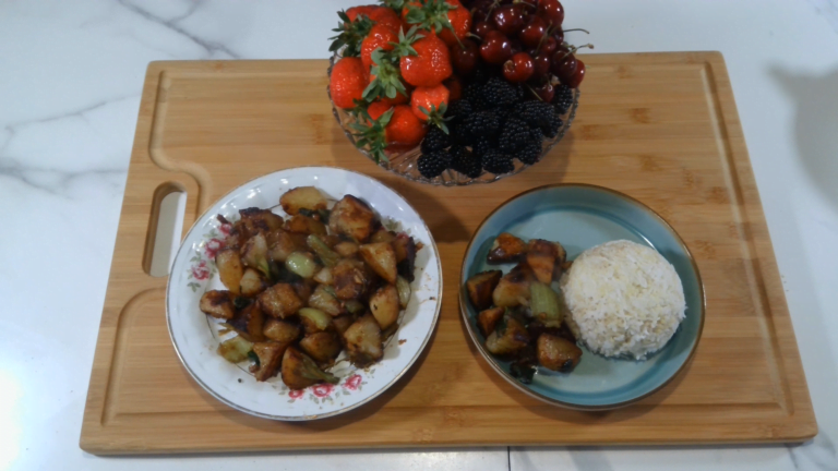 Potato and Pak Choi Stir Fry