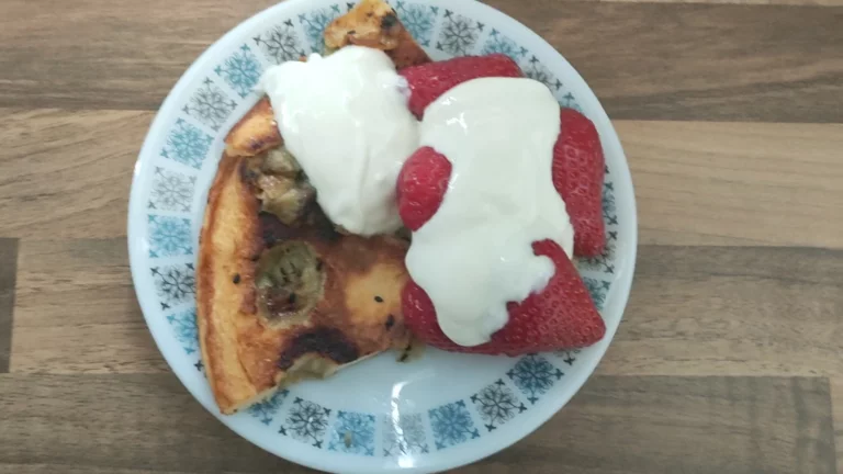 Banana flan