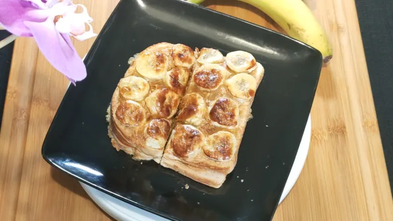 How to Make Peanut Butter Cheese and Banana Sandwich (Airfryer)