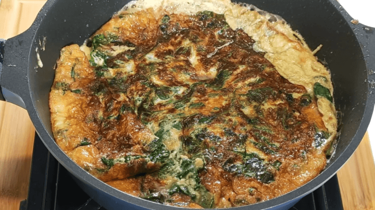 spinach omelette