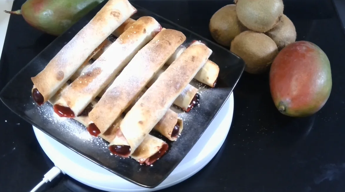 cherry tortilla wrap