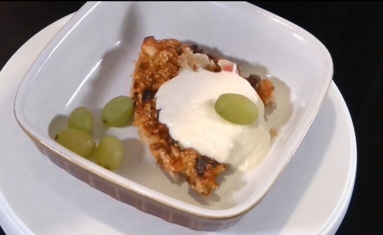 apple date and walnut tart