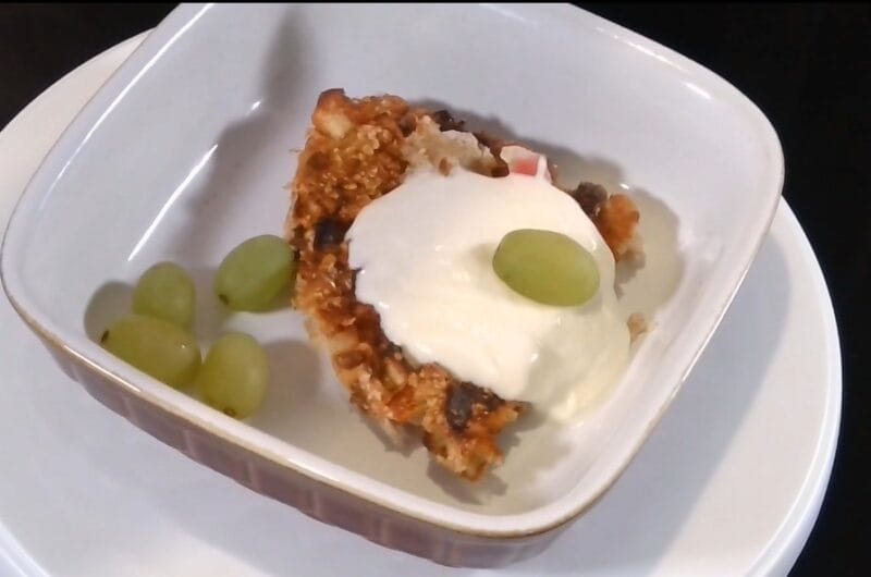How to Make Apple Date and Walnut Tart in an Air Fryer