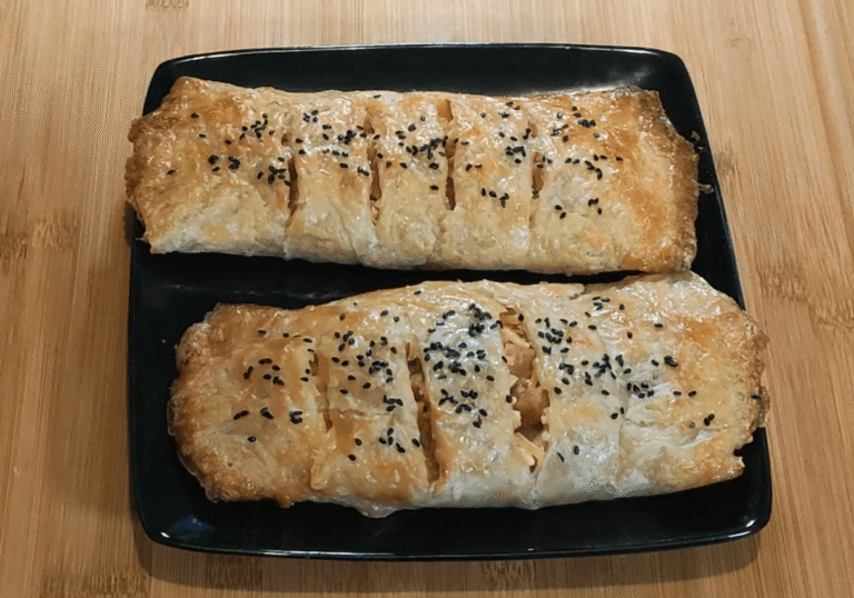 Spam and cheese bake