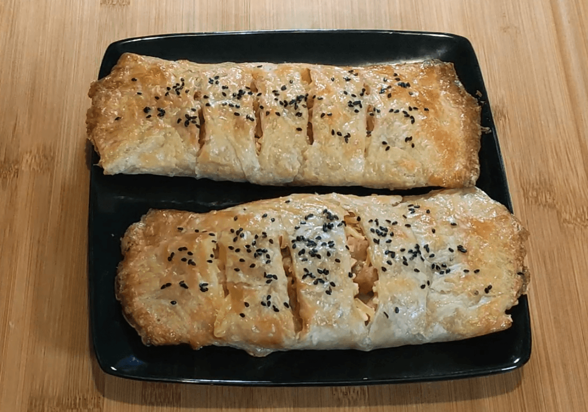 Spam and cheese bake