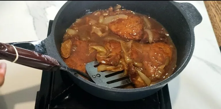 soft pork and onion