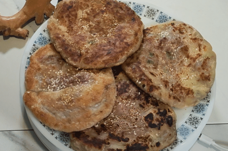 meaty flat bread wraps