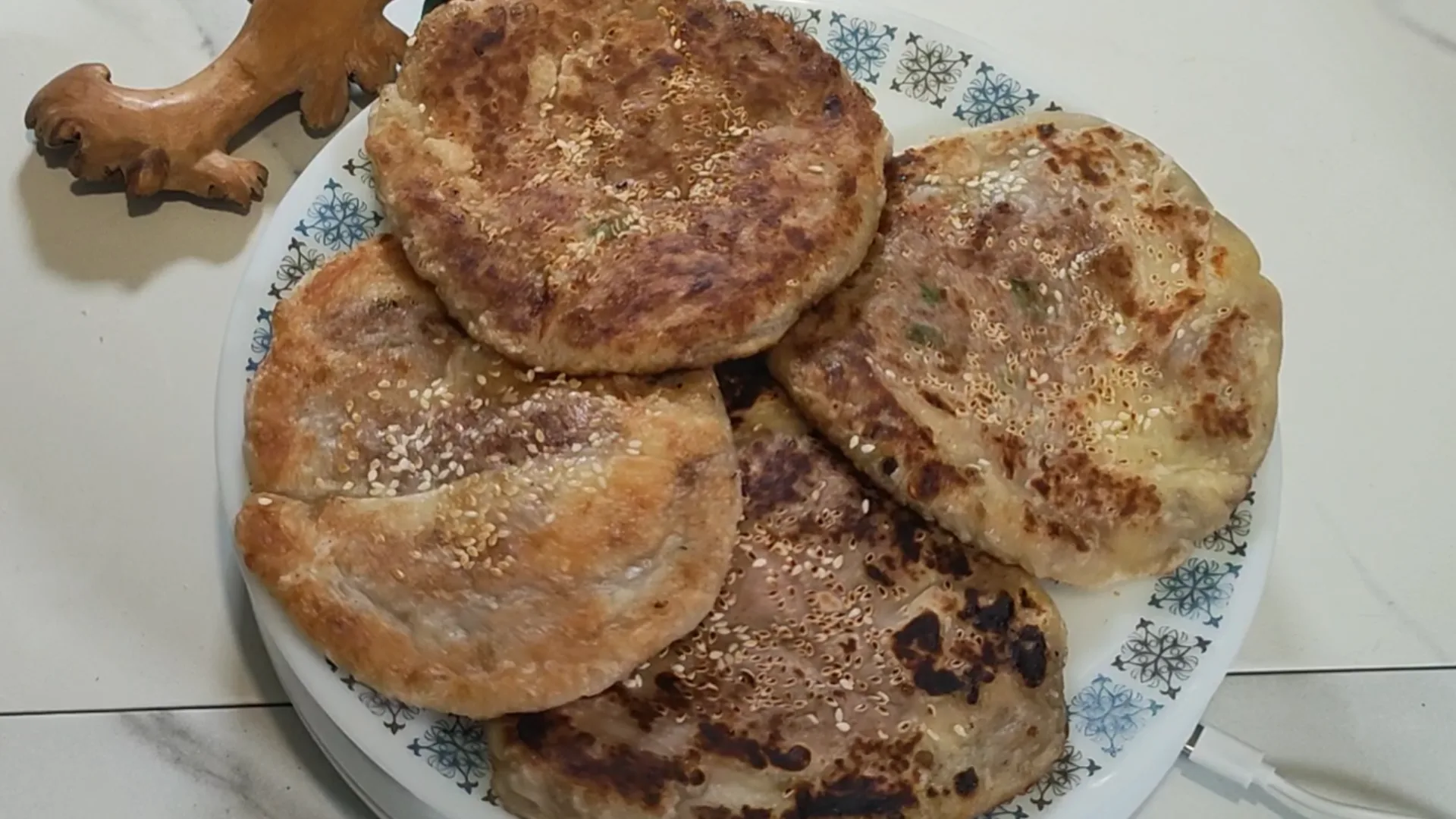 meaty flat bread wraps