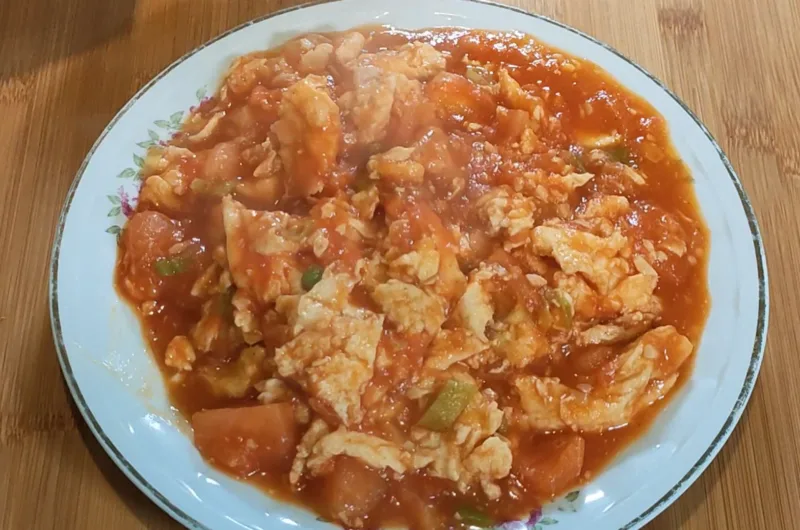 Egg & tomato rice